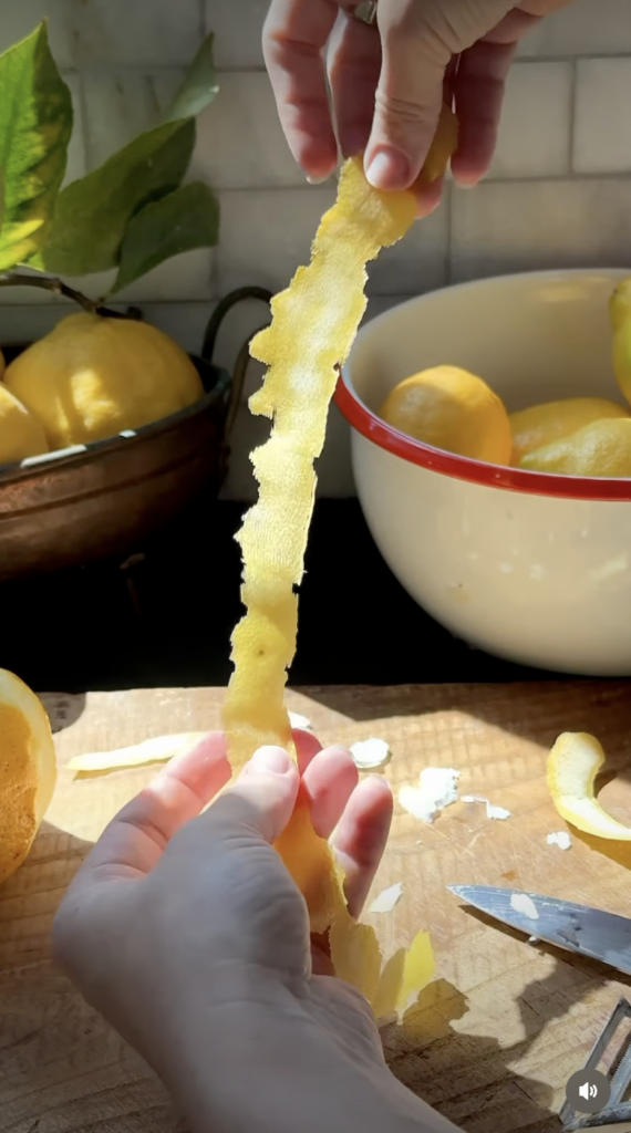 lemon peel