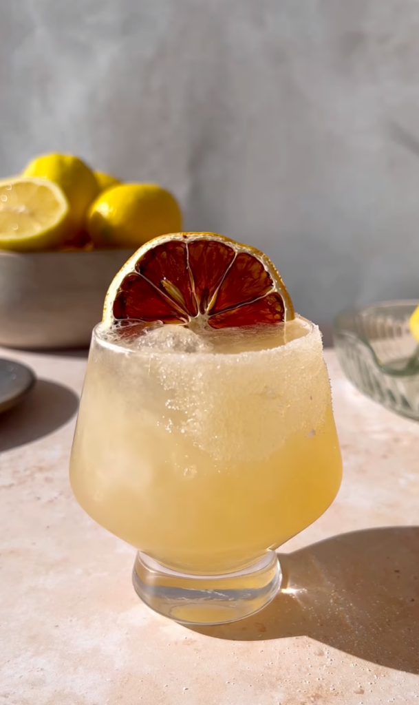 spicy lemon drop cocktail