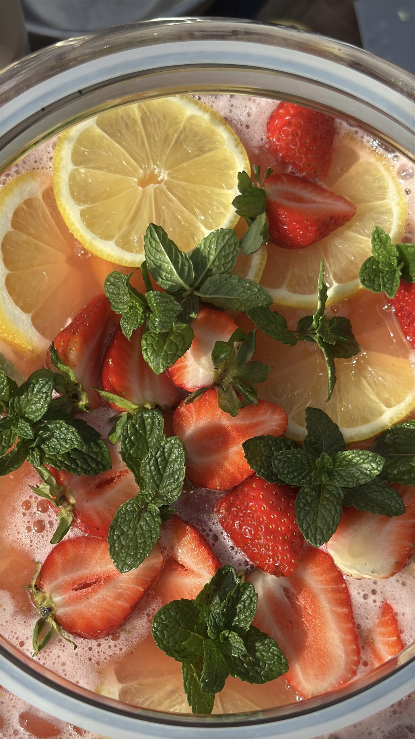 Strawberry Mint Lemonade