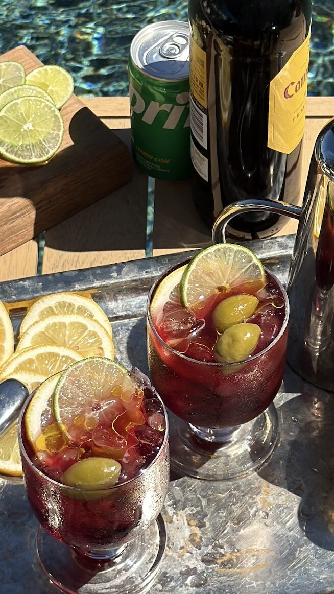 tinto de verano red wine cocktail