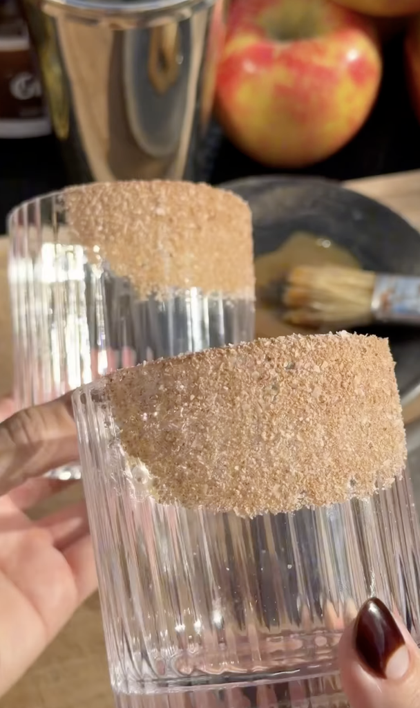 cinnamon salt rim for apple butter margaritas