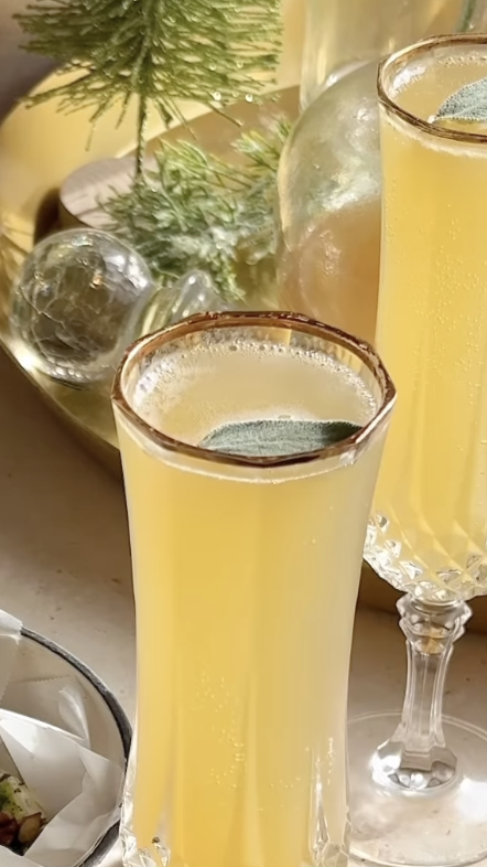 spice pear french 75