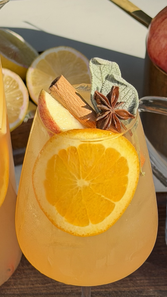 apple cider sangria
