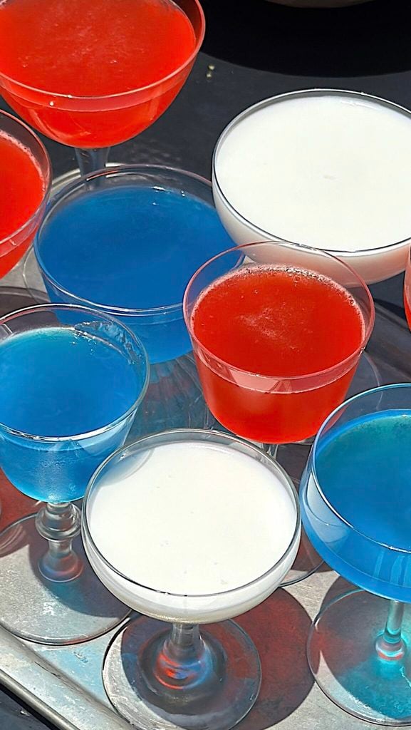 4th of july jello shots