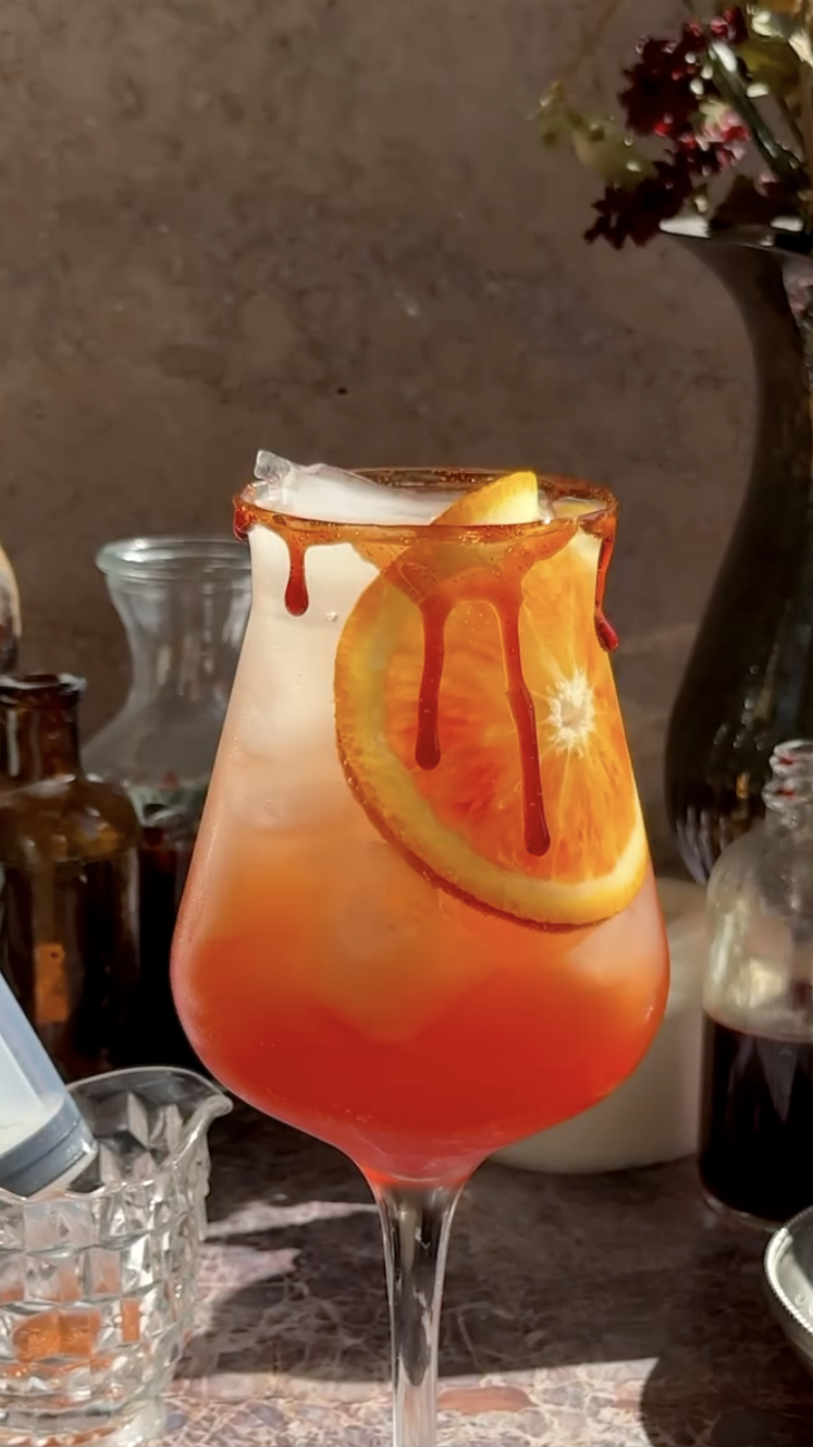 halloween aperol spritz
