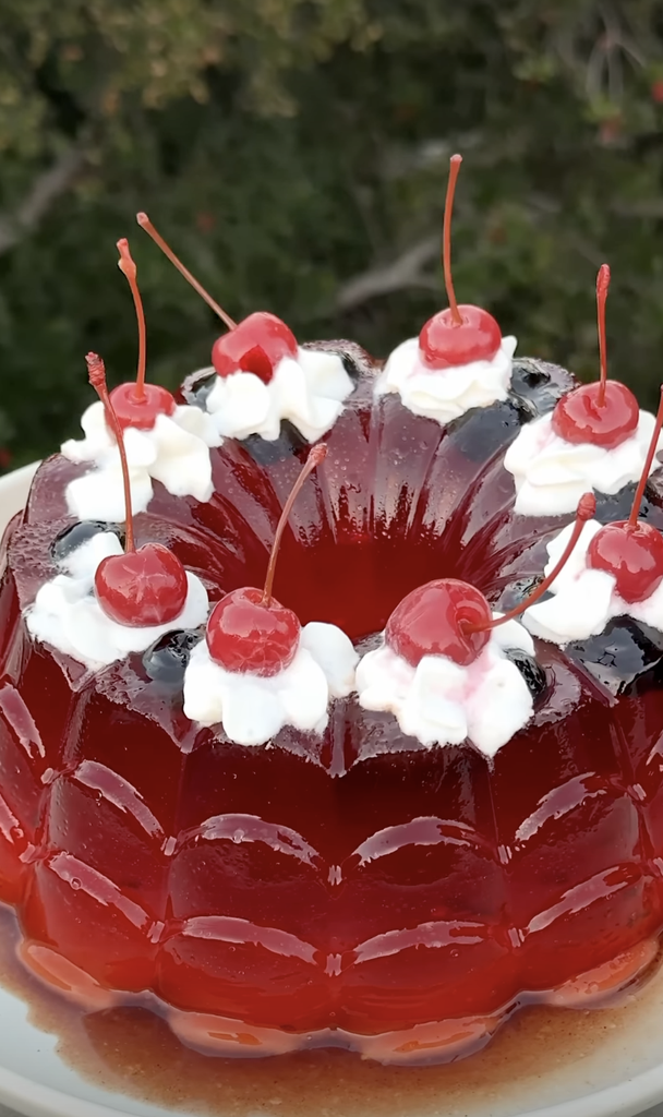 negroni jello cake
