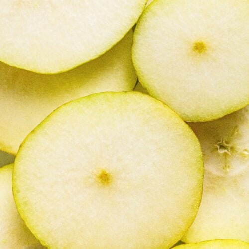 cut pears